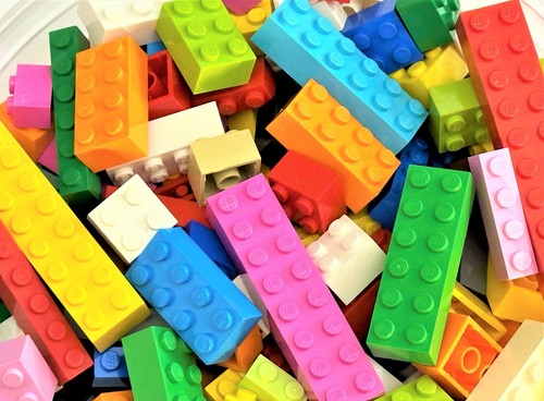 100 lego bricks 1x1 - 1x1, 2x2