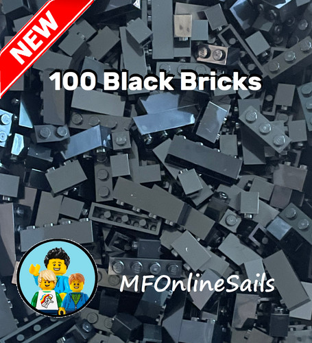 Genuine lego black 1x1 1x2 - lego,