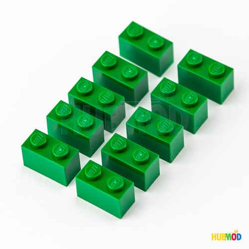 Lot genuine lego green - genuine,